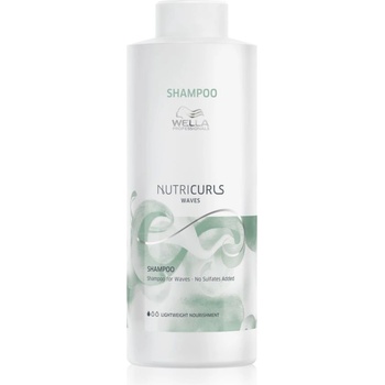 Wella Nutricurls Waves hydratační šampon pro vlnité vlasy 1000 ml