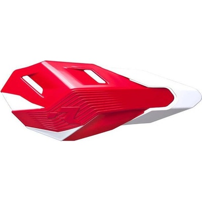Kryty páček HP3 CROSS/ENDURO, RTECH (červená/bílá, vč. montážní sady)