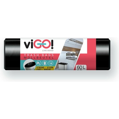 Vigo LDPE 60 l 24 µm 10ks černé