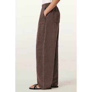 AllSaints широк панталон дамски с добавен лен JETT (W070TE) - answear - 293,18 лв