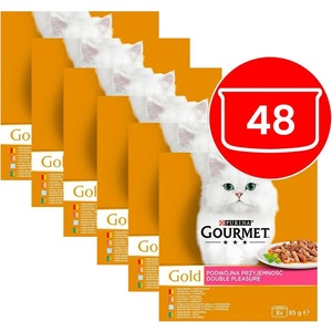 Gourmet Консерва Gourmet GOLD - задушени и гриловани парчета 48 x 85 г