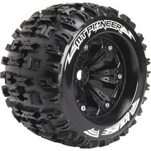 Louise RC MT-PIONEER SPORT 1/8 1/2 offset 17mm hex Black Rims