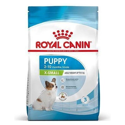 Royal Canin X-Small Puppy- Здравословно хранене за кучета от миниатюрни породи с тегло в зряла възраст до 4 кг. -500гр