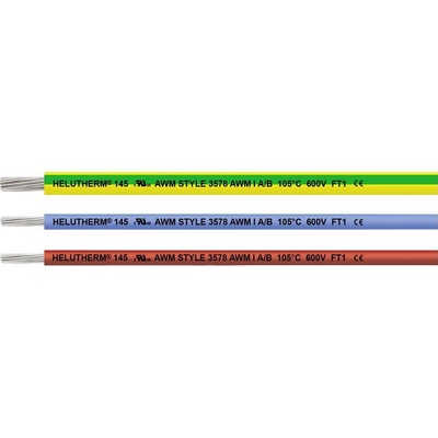 Helu 59641-100 vysokoteplotní vodič, Helu THERM 145, 1 x 50 mm², černá, 100 m