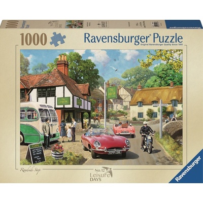 Ravensburger Пъзел Ravensburger от 1000 части - Крайпътна спирка (12001572)
