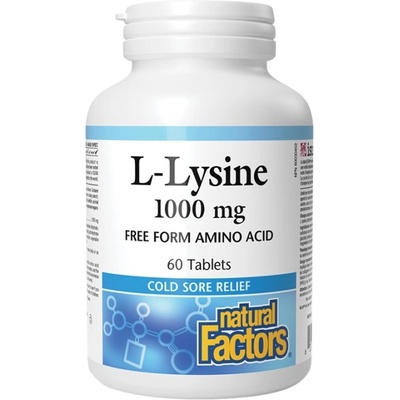 Natural Factors L-Lysine 1000 mg [60 Таблетки]