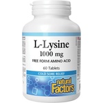 Natural Factors L-Lysine 1000 mg [60 Таблетки]