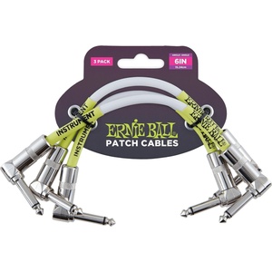 Ernie Ball P06051 15 cm Ъглов - Ъглов Пач кабел
