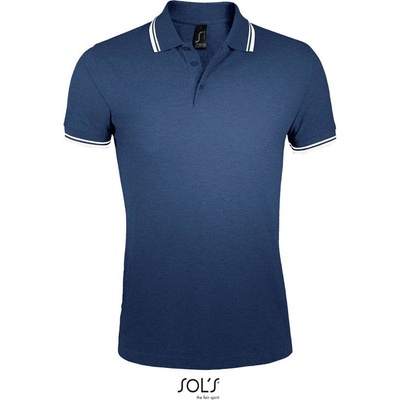 Sol's Pasadena Men pánske polo tričko modré f.n. biele