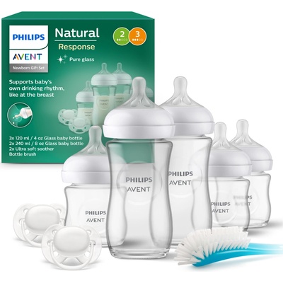 Philips Avent Natural Response Novorodenecká štartovná sada sklenená SCD879/11