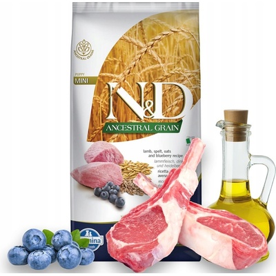 N&D Ancestral Grain Puppy Mini Lamb & Blueberry 7 kg