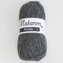 Makaron Woolly tmavě šedá
