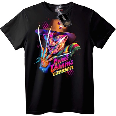 NOONEBRAND Тениска Freddy Krueger Сладки сънища - L, White