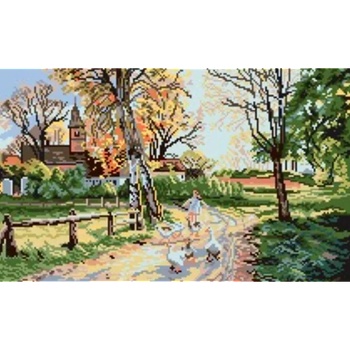 Image 1 of Казанлъшки гоблени Гоблен Детски спомен Puppets (Унгарски)