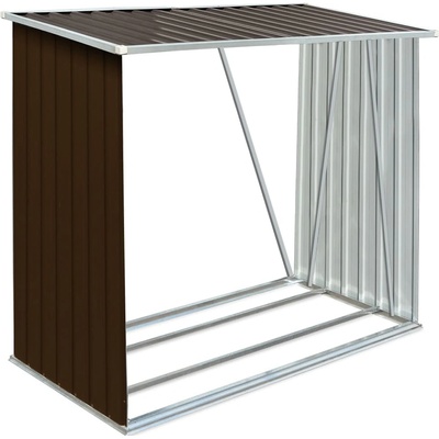 VidaXL Pozinkovaná ocel 163 x 83 x 154 cm hnědý