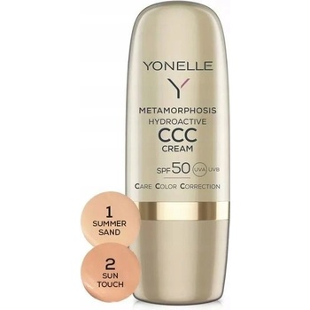 Yonelle Metamorphosis tónovací krém na obličej SPF50 Gold Tan 30 ml