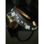 Radi handmade Широка диадема с перлени цветя (914)