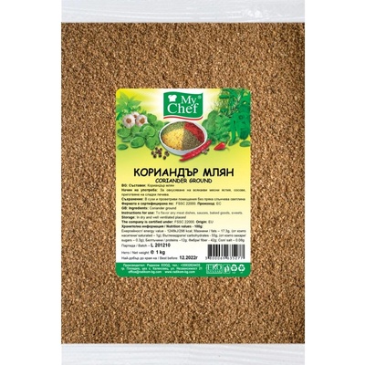 РАДИКОМ КОРИАНДЪР МЛЯН 1КГ РАДИКОМ