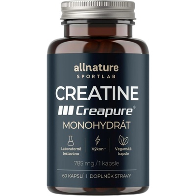 Allnature Sportlab Creatine Creapure 60 kapslí