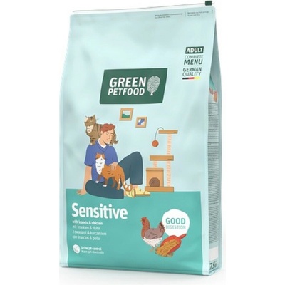 Green Petfood Sensitive with Insects cat ,5 k