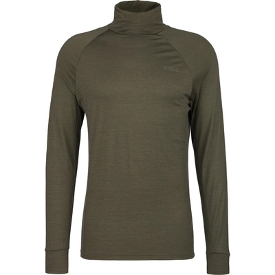 Stoic Мъжко мериносово термобельо Stoic Merino180 BengtSt. Turtle Neck Merino base layer - Olive Green - размер XS (015-2084-0311)