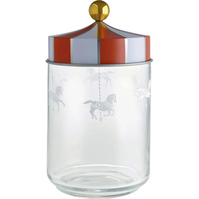 Alessi Кухненски буркан CIRCUS 1л, прозрачен, Alessi (ALMW30100)