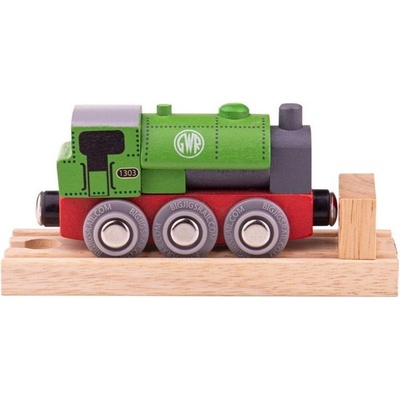 Bigjigs Vláčkodráha vláčky Lokomotiva replika GWR Saddle 2 koleje