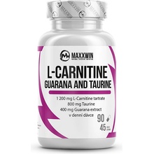 MaxxWin L-Carnitine Guarana Taurine 90 kapslí