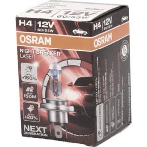 OSRAM Крушка OSRAM H4, 12V, 60/55W, 1650lm, 1 брой