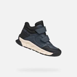 Geox Тъмносиня детска обувка до глезена Geox Flexyper Pro B Geox | Sin | Момчешки | 36