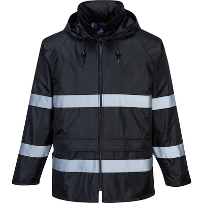 Portwest classic iona f440 / Светлоотразително яке за дъжд - черно xs (f440bkrxs)