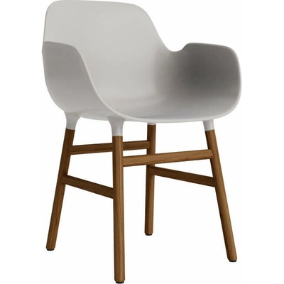 Normann Copenhagen Form s podrúčkami warm grey / walnut