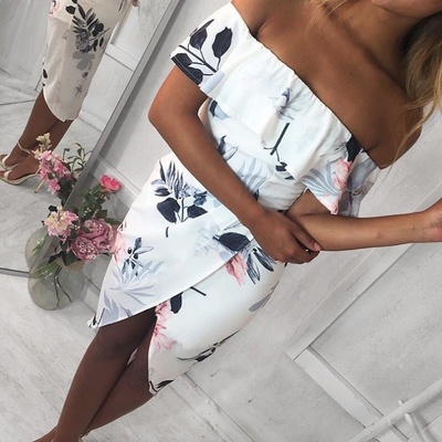 White Summer dámske letné šaty biela