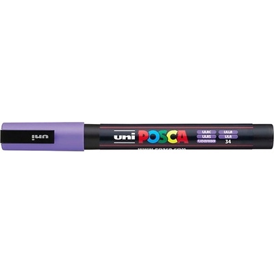 uni Декоративен маркер, 0, 9-1, 3 мм, UNI "Posca PC-3M", бледолилав 284778000 (284778000)