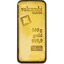Valcambi zlatá tehlička liata 500 g