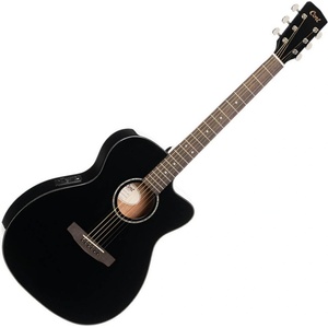 Cort L60CE Black Gloss Електро-акустична китара Джъмбо