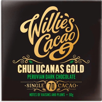 Willie's Cacao hořká Chulucanas Gold Peru 70% 50 g