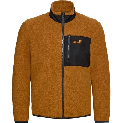 Jack Wolfskin Детско поларено яке Jack Wolfskin Kid's Lite Curl Fullzip Fleece jacket - Autumn Leaves - размер 164 (EU) (703-6907-0116)