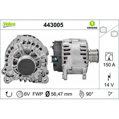 Alternátor VALEO 443005