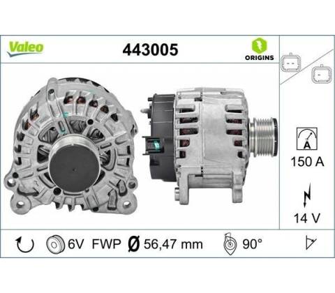 Alternátor VALEO 443005