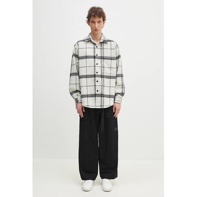 Mki miyuki zoku Риза с вълна MKI MIYUKI ZOKU Check Flannel Shirt (CHECK.FLANNEL.SHIRT.OFF)