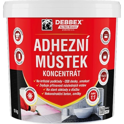 DEBBEX by Den Braven Adhezní můstek koncentrát 10 kg kbelík růžová Barva: růžová, Velikost: 10 kg