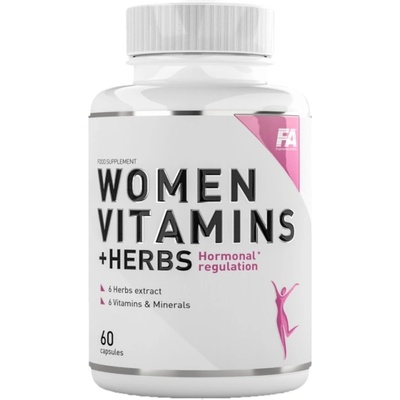 FA Nutrition Women Vitamins + Herbs | Hormonal Regulation [60 капсули]