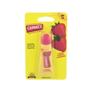 Carmex Хидратиращ балсам за устни с вкус на ягода SPF 15 10 г