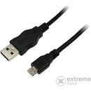 Logilink CU0059 USB 2.0 Typ-A samec pro Typ- micro B samec, 3m, černý