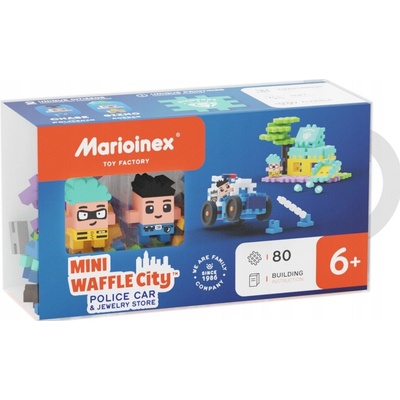Marioinex Mini wafle Policejní auto a klenotnictví
