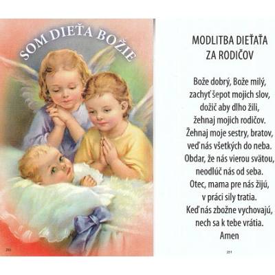 Obrázok lam. (285) s modlitbou (251)