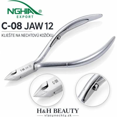 Nghia Export kliešte na nechtovú kožičku C-08 JAW 12