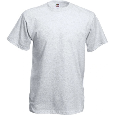 Fruit of the Loom Мъжка тениска с къс ръкав fruit of the loom heavy cotton t / Мъжка тениска с къс ръкав - светлосив меланж s (16121261001)
