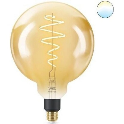 WiZ LED žárovka filament amber E27 G200 6W 390lm 2000-5000K IP20, stmívatelná
